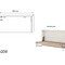Boone opklapbed Optima (horizontaal) - 2
